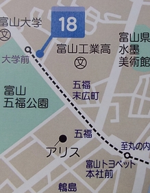 18富山大学前ステーション・16県庁前公園のサービスを開始します。